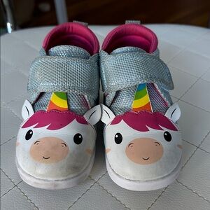 Unicorn Sneakers, toddler size 8